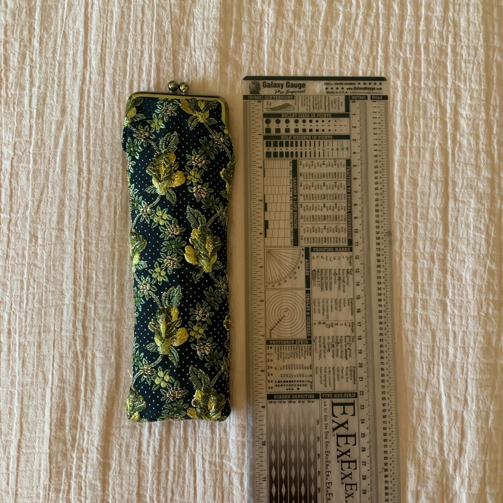 One of a Kind Vintage Floral Flask